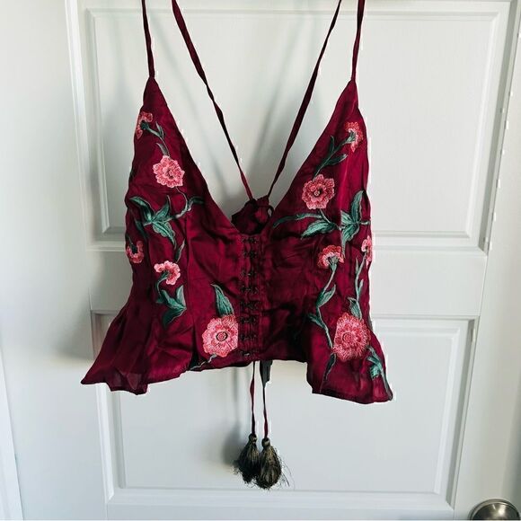 Free People x Anna Sui Poppy Embroidered Set - Picture 8 of 11